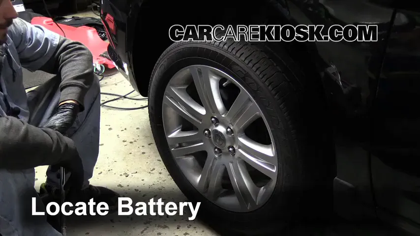 2012 Chrysler 200 LX 2.4L 4 Cyl. Sedan (4 Door) Battery Replace
